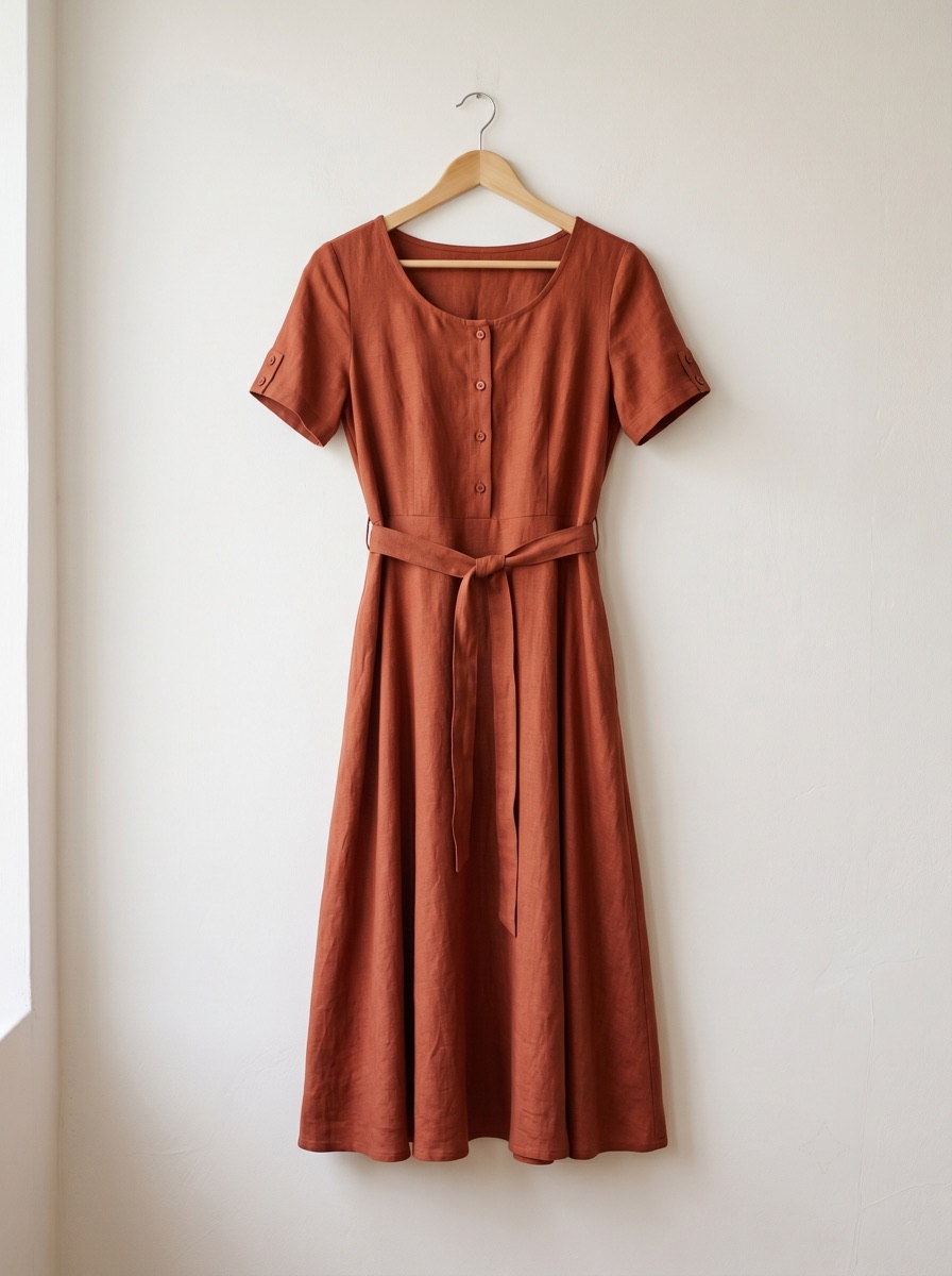 Vestido midi — foto original
