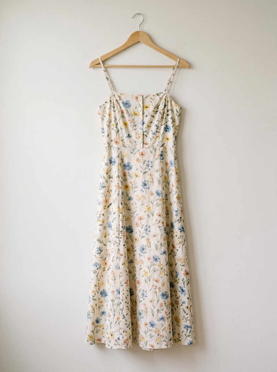 Vestido floral — foto original